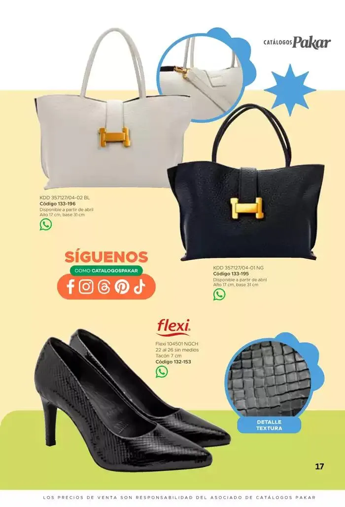 Catálogo de Pakar Mujer 31 de enero al 31 de agosto 2025 - Pagina 17