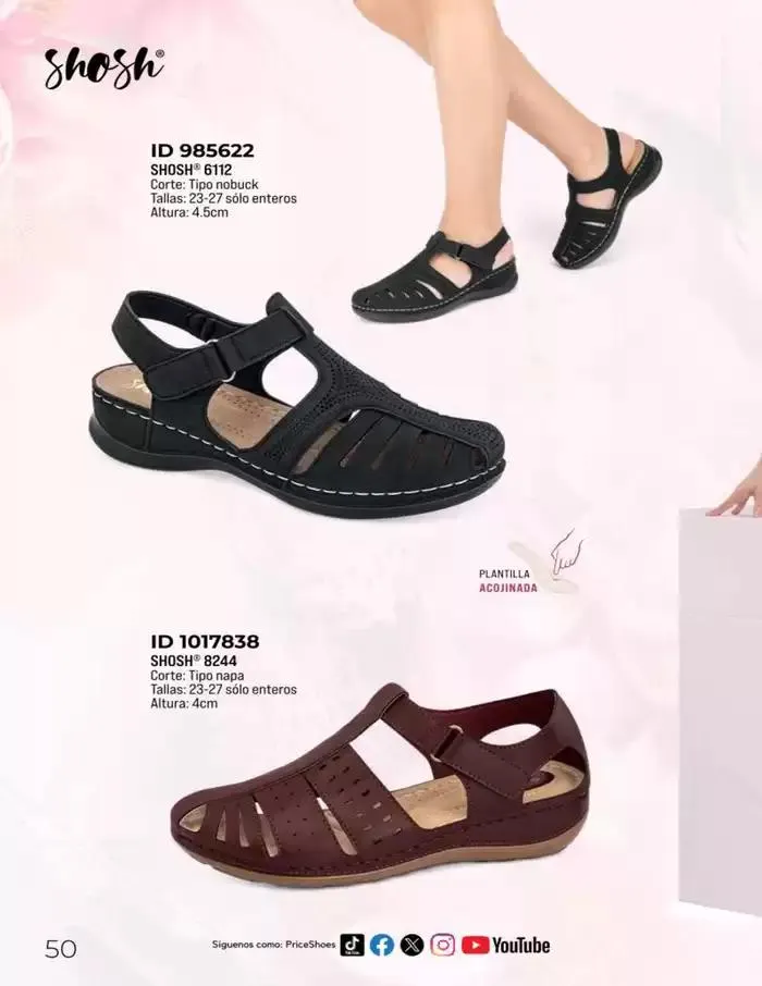 Catálogo de SANDALIAS | CONFORT | 2025 | 1E 11 de marzo al 31 de agosto 2025 - Pagina 50