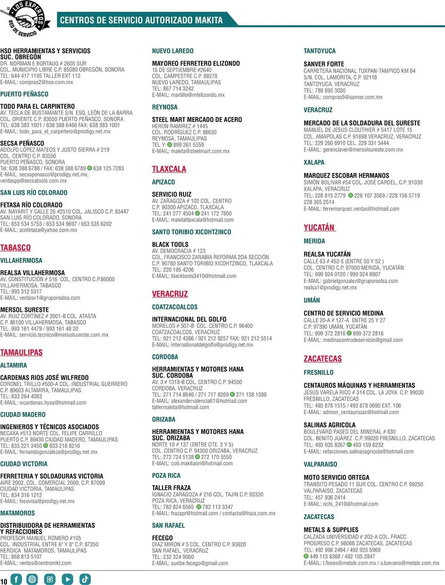 Catálogo de Catálogo Makita 4 de septiembre al 1 de julio 2026 - Pagina 10