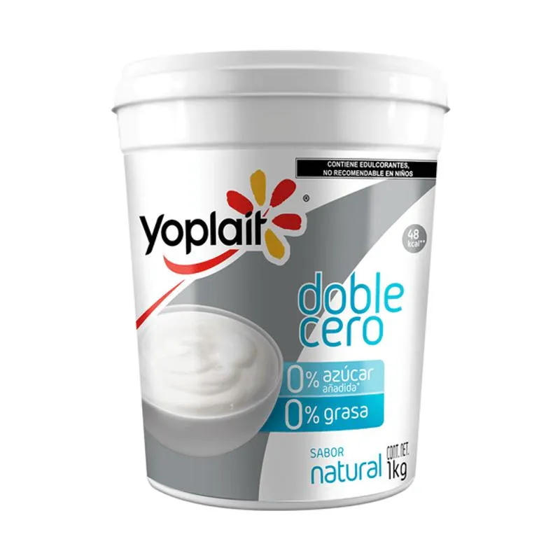 Yogurt Doble Cero Natural 1 kg