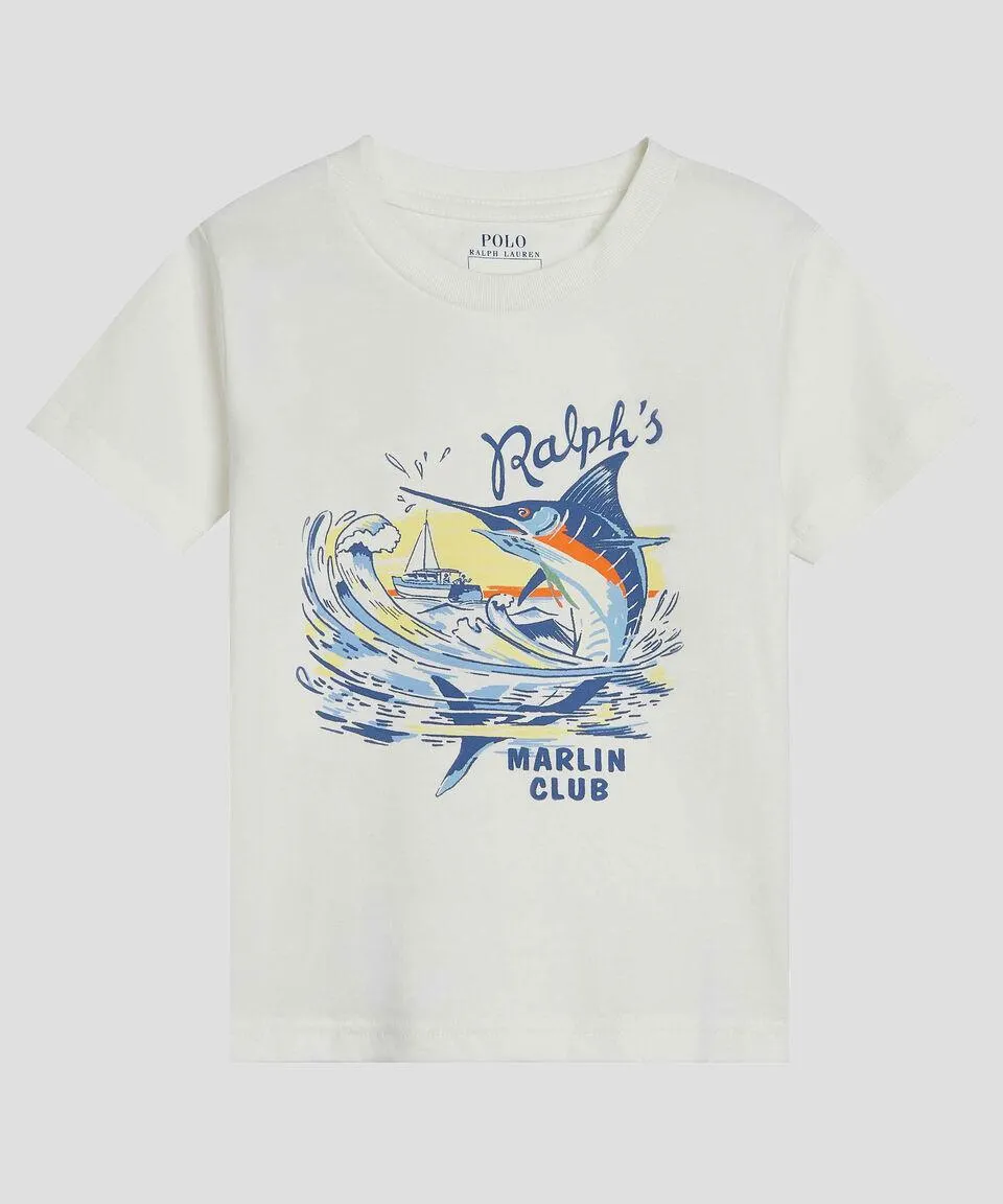 Playera estampada de manga corta Niño