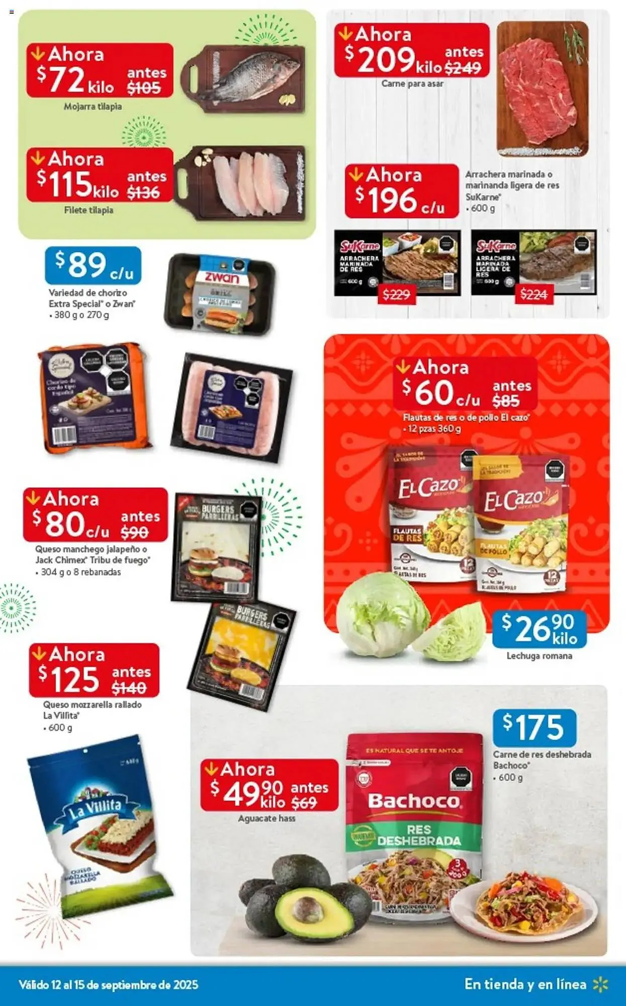 Catálogo de Folleto Walmart 12 de septiembre al 15 de septiembre 2025 - Pagina 2