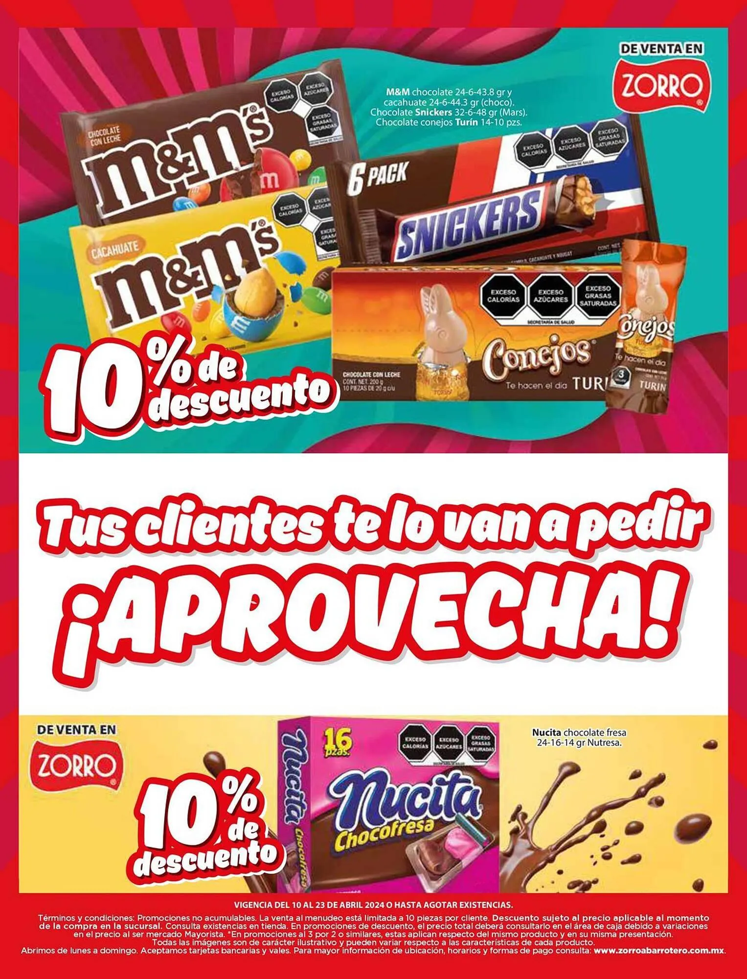 Catálogo de Catálogo Zorro 12 de abril al 23 de abril 2024 - Pagina 10