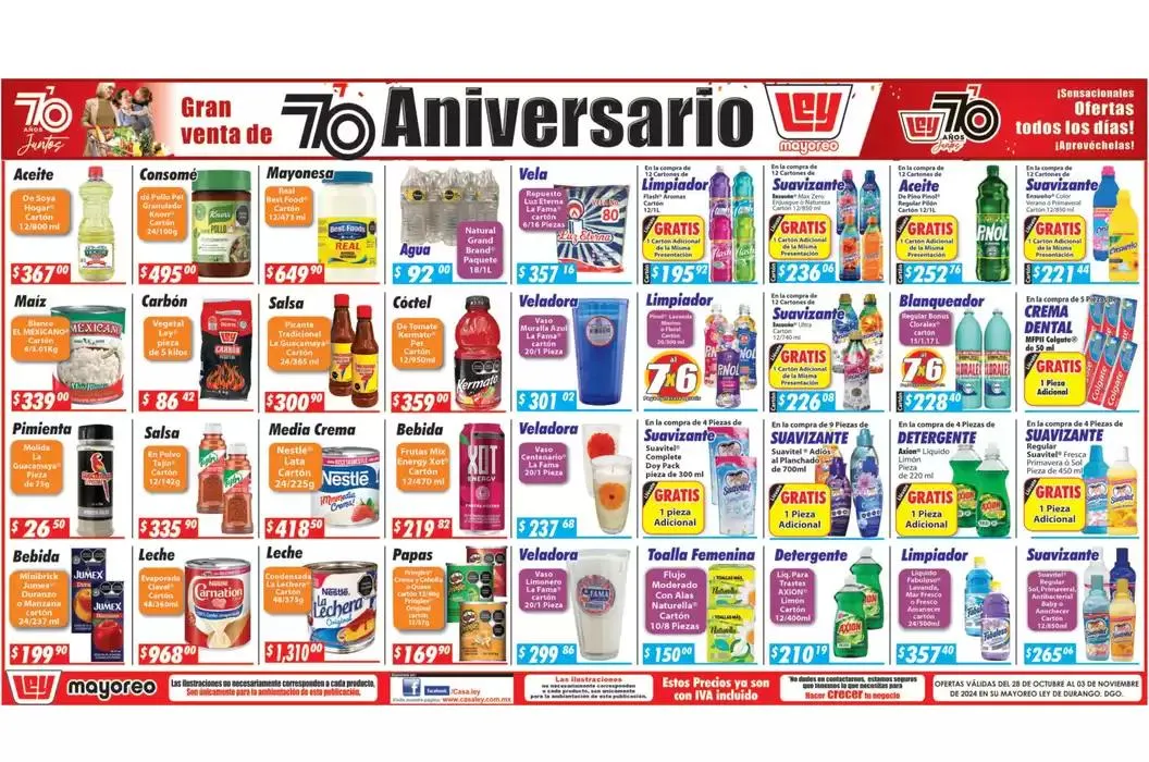 Catálogo de Mayoreo - Gran Venta de Aniversario 28 de octubre al 3 de noviembre 2024 - Pagina 3