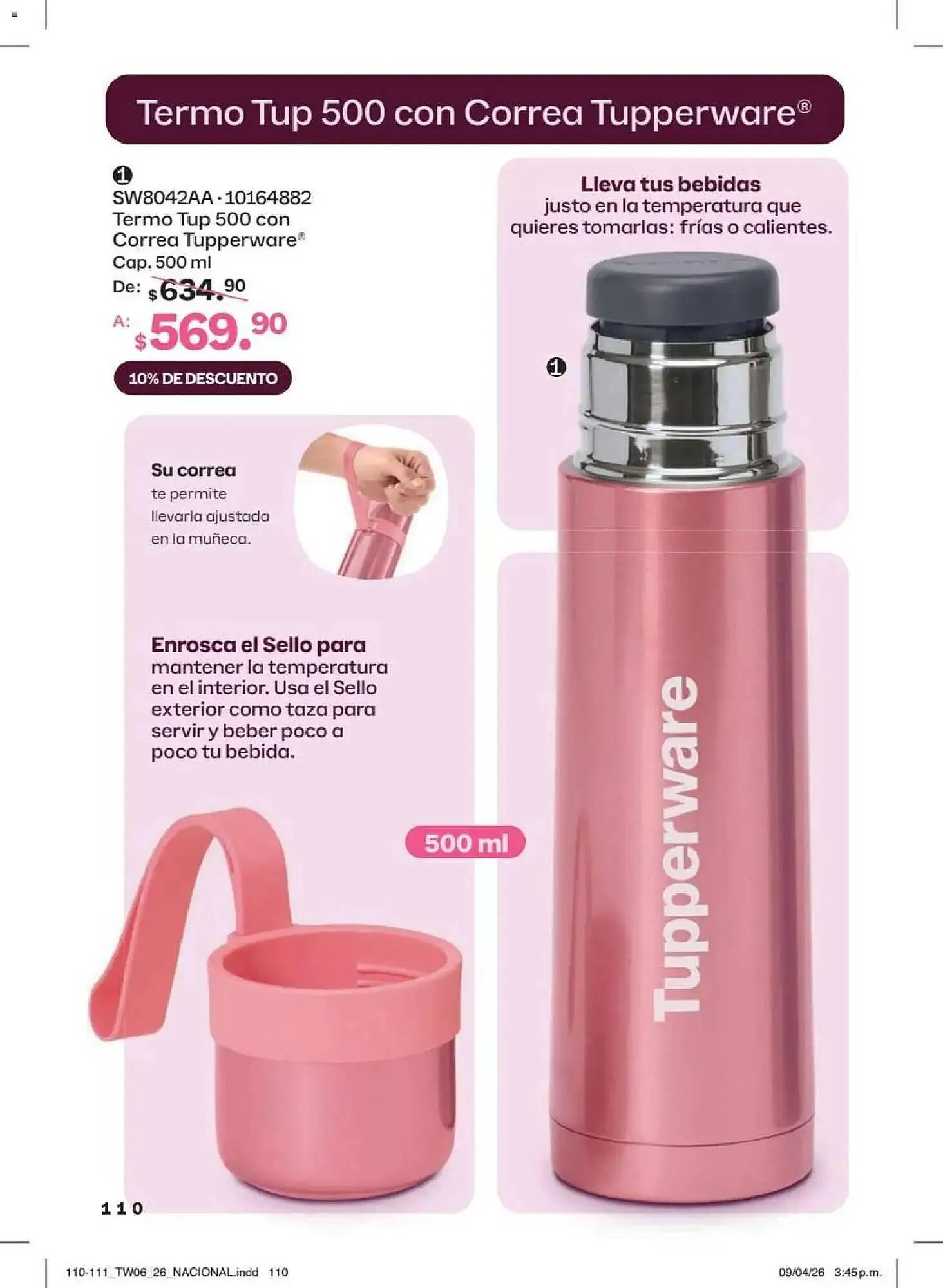 Catálogo de Catálogo Tupperware 18 de mayo al 14 de junio 2026 - Pagina 110