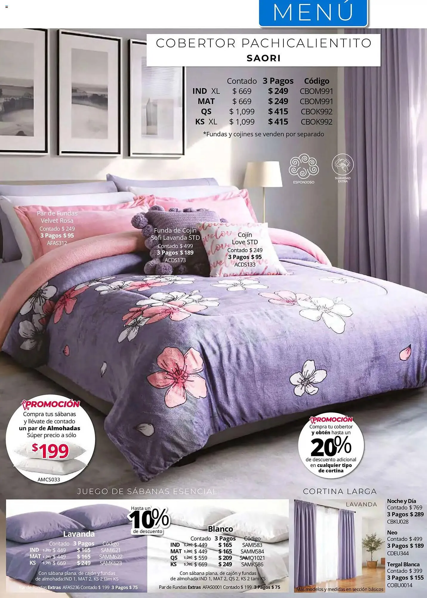 Catálogo de Catálogo Colchas Concord 1 de mayo al 1 de agosto 2026 - Pagina 304