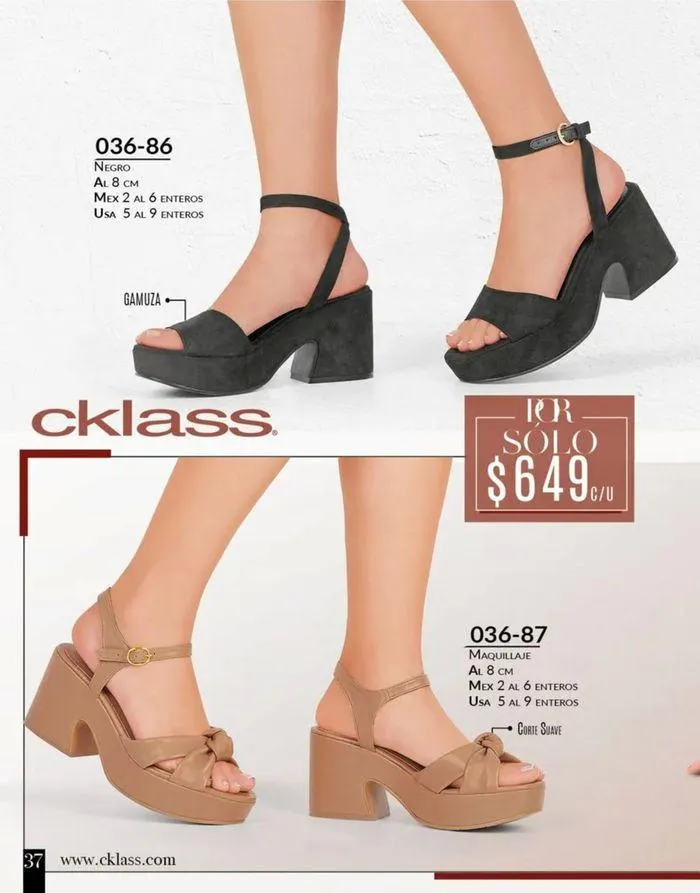 Catálogo de Cklass Calzado Dama Otoño-Invierno 30 de agosto al 31 de enero 2025 - Pagina 71