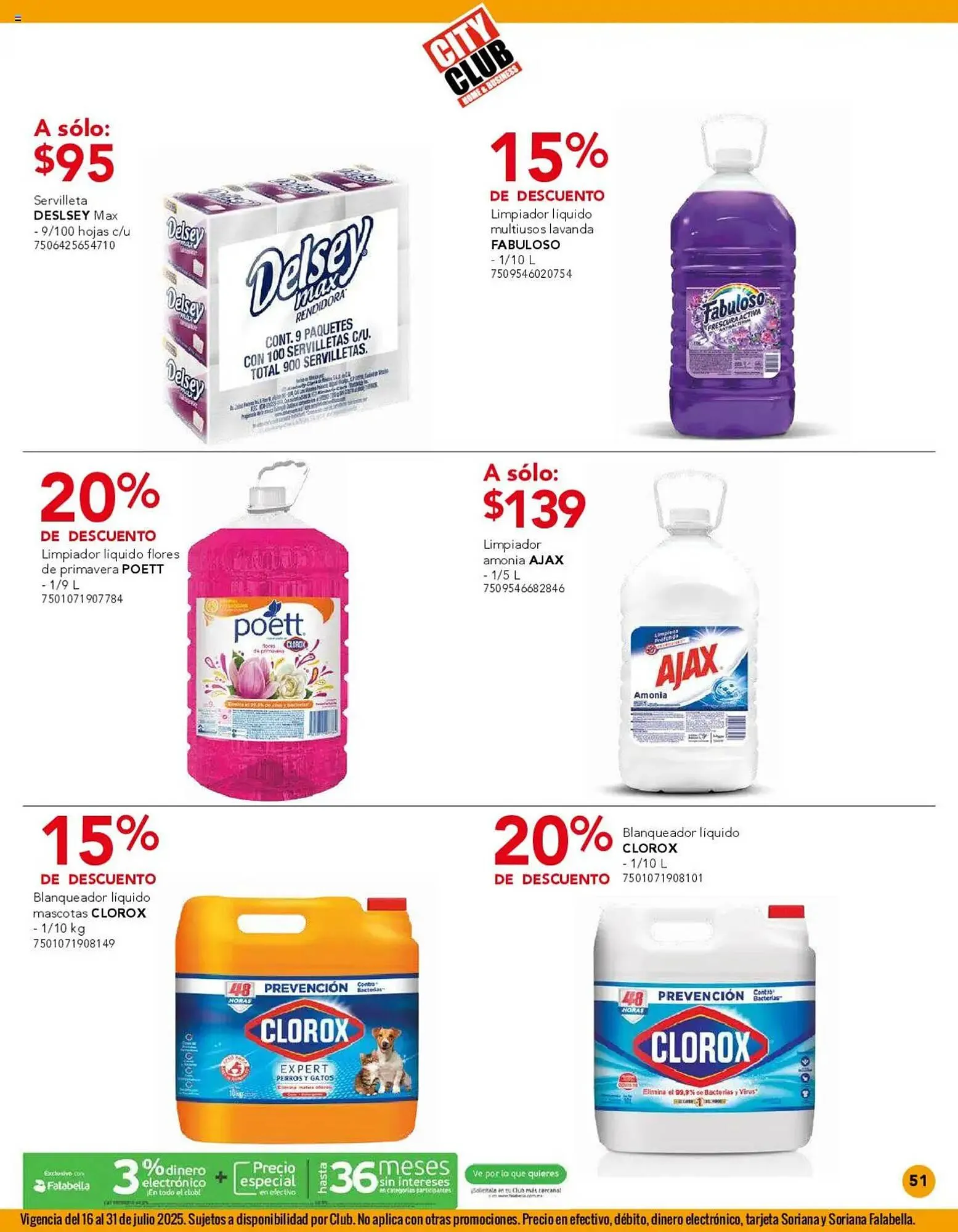 Catálogo de Catálogo City Club 1 de julio al 1 de agosto 2025 - Pagina 51