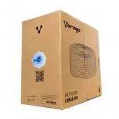 Bobina De Cable Vorago Cab-301 305M Azul Cat6 Cobre-Aluminio