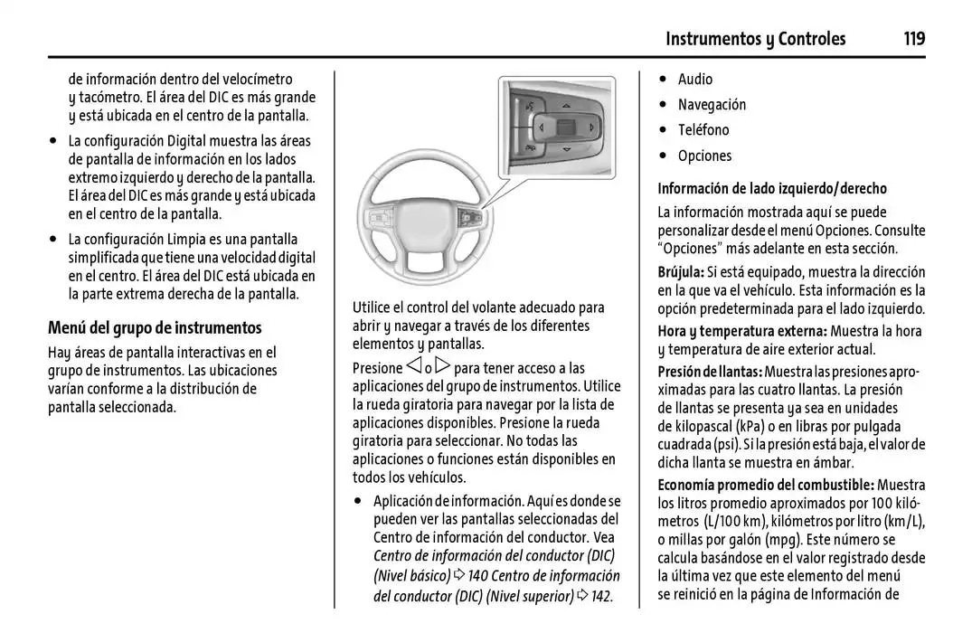 Catálogo de Cheyenne 2025 Manual del propietario 22 de enero al 31 de diciembre 2025 - Pagina 120
