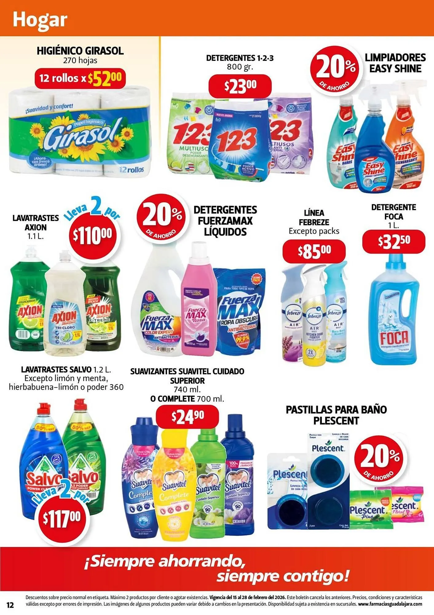 Catálogo de Folleto Farmacias Guadalajara 16 de febrero al 28 de febrero 2026 - Pagina 12
