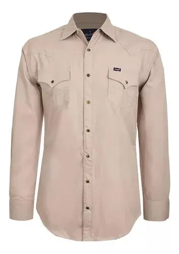 Camisa Vaquera Wrangler Hombre Manga Larga N02