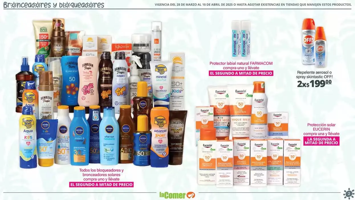Catálogo de La Comer Vacaciones 28 de marzo al 10 de abril 2025 - Pagina 2