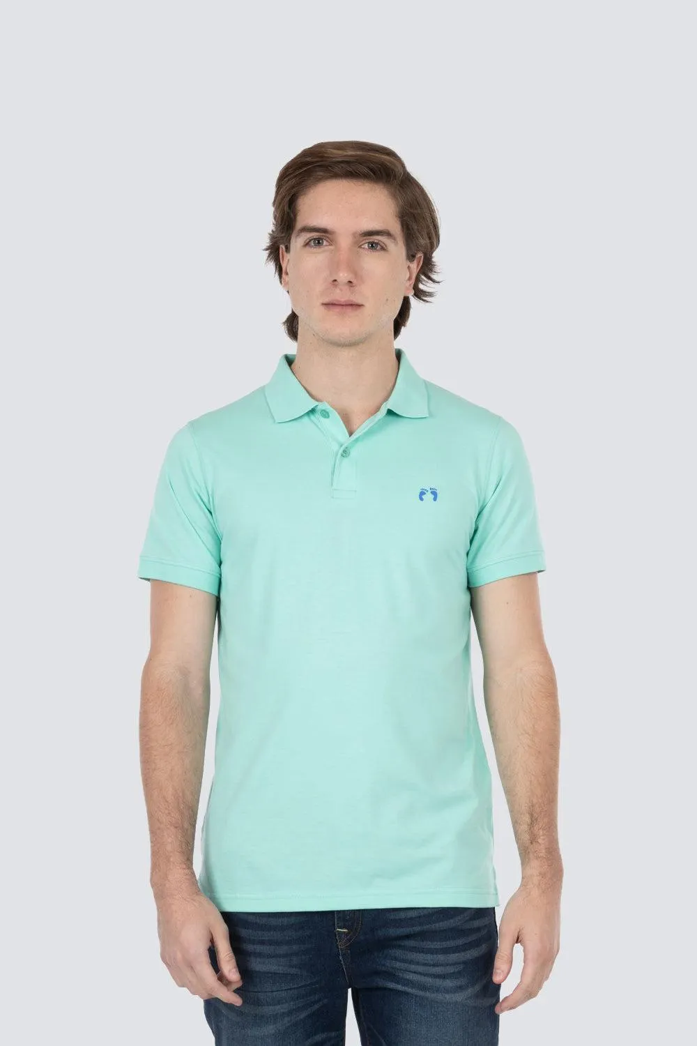 Polo chifón menta