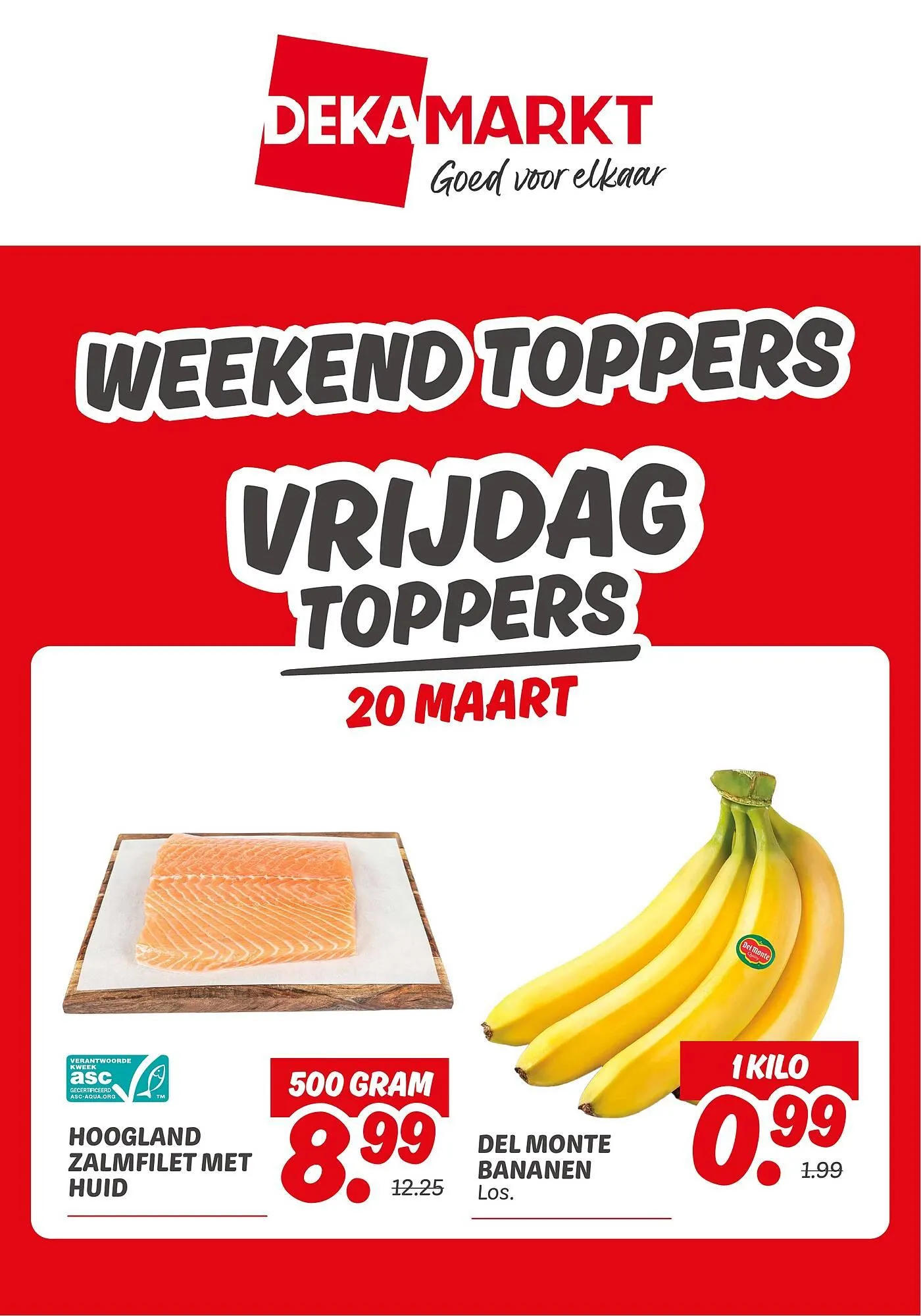 Dekamarkt folder van 20 maart tot 22 maart 2026 - Folder pagina 1