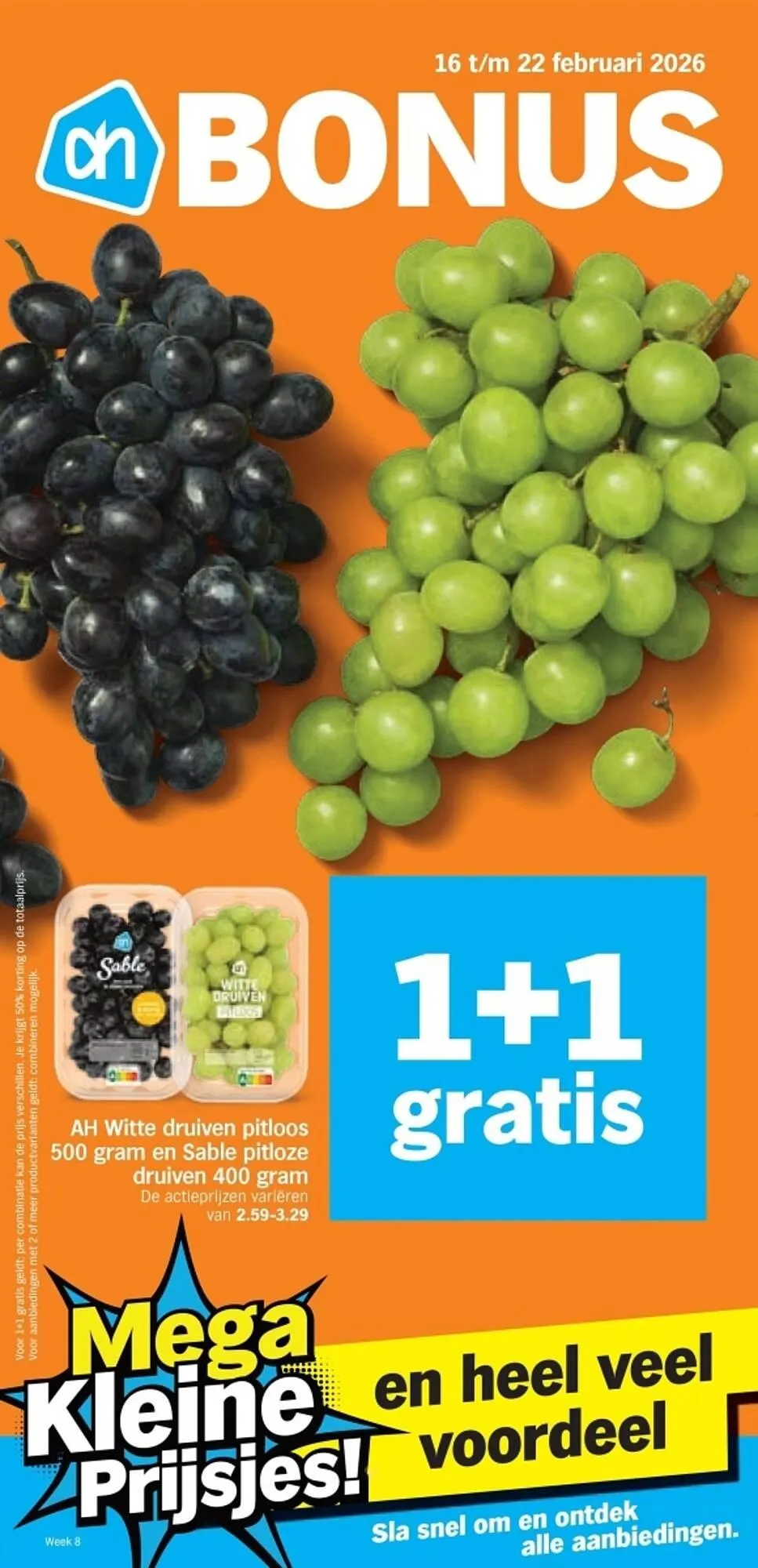 Albert Heijn folder van 16 februari tot 22 februari 2026 - Folder pagina 1