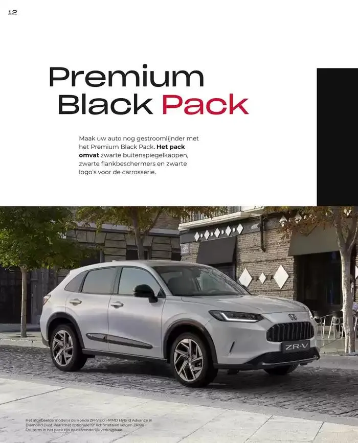 ZR-V Accessories van 19 november tot 30 juni 2025 - Folder pagina 12