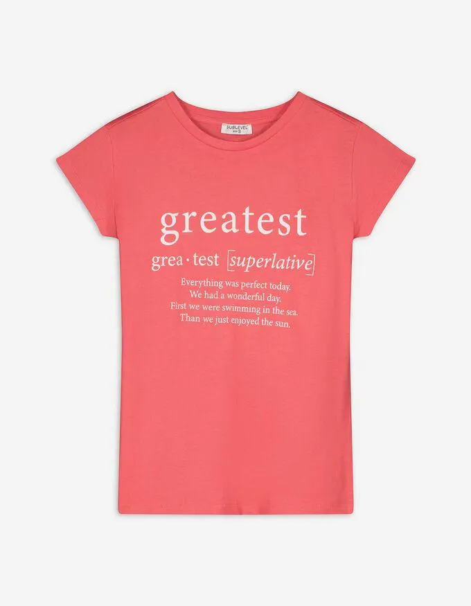 T-shirt - Vooropdruk