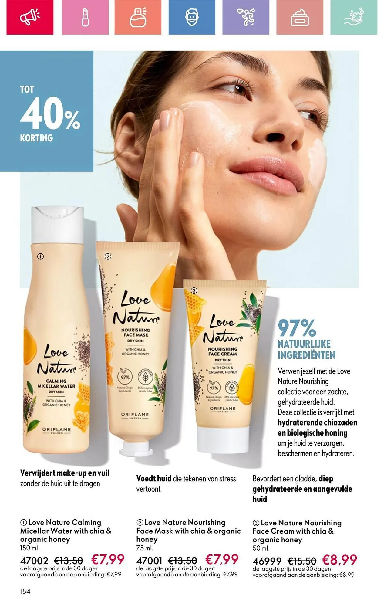 Oriflame folder van 22 juni tot 12 juli 2025 - Folder pagina 154