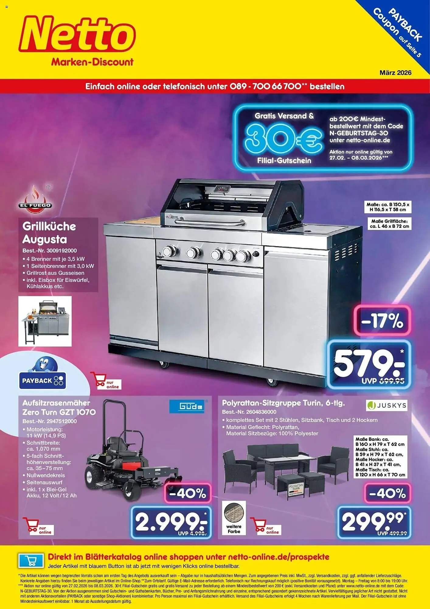 Netto Marken-Discount DE folder van 1 maart tot 31 maart 2026 - Folder pagina 1