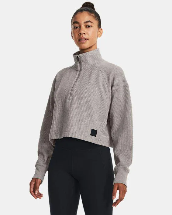 UA Ottoman Fleece met korte rits voor dames