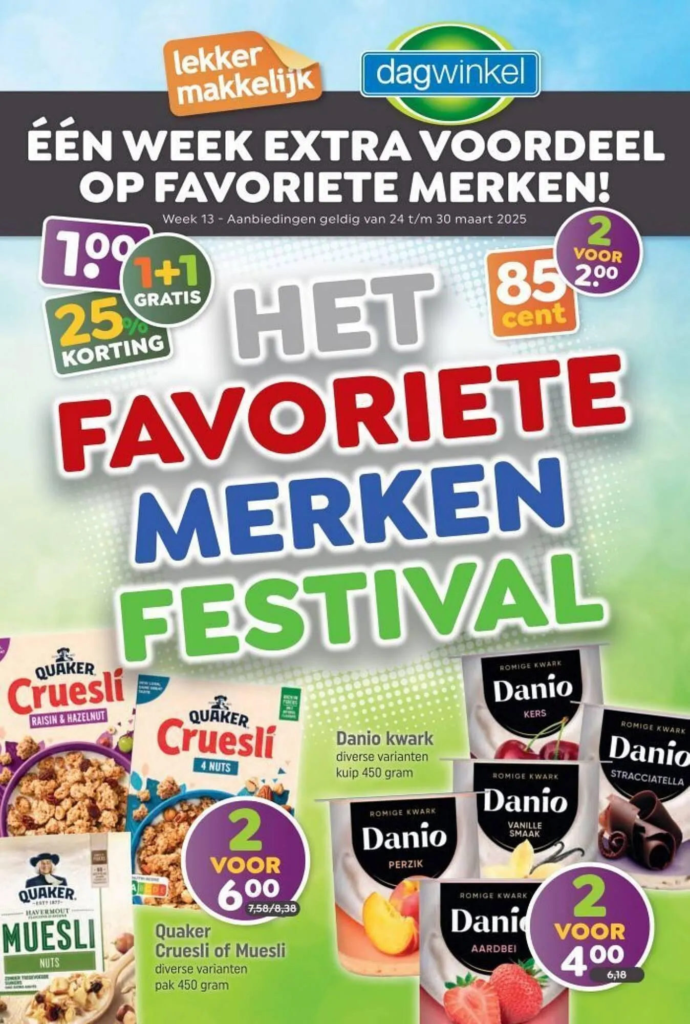 Dagwinkel folder van 24 maart tot 29 maart 2025 - Folder pagina 1