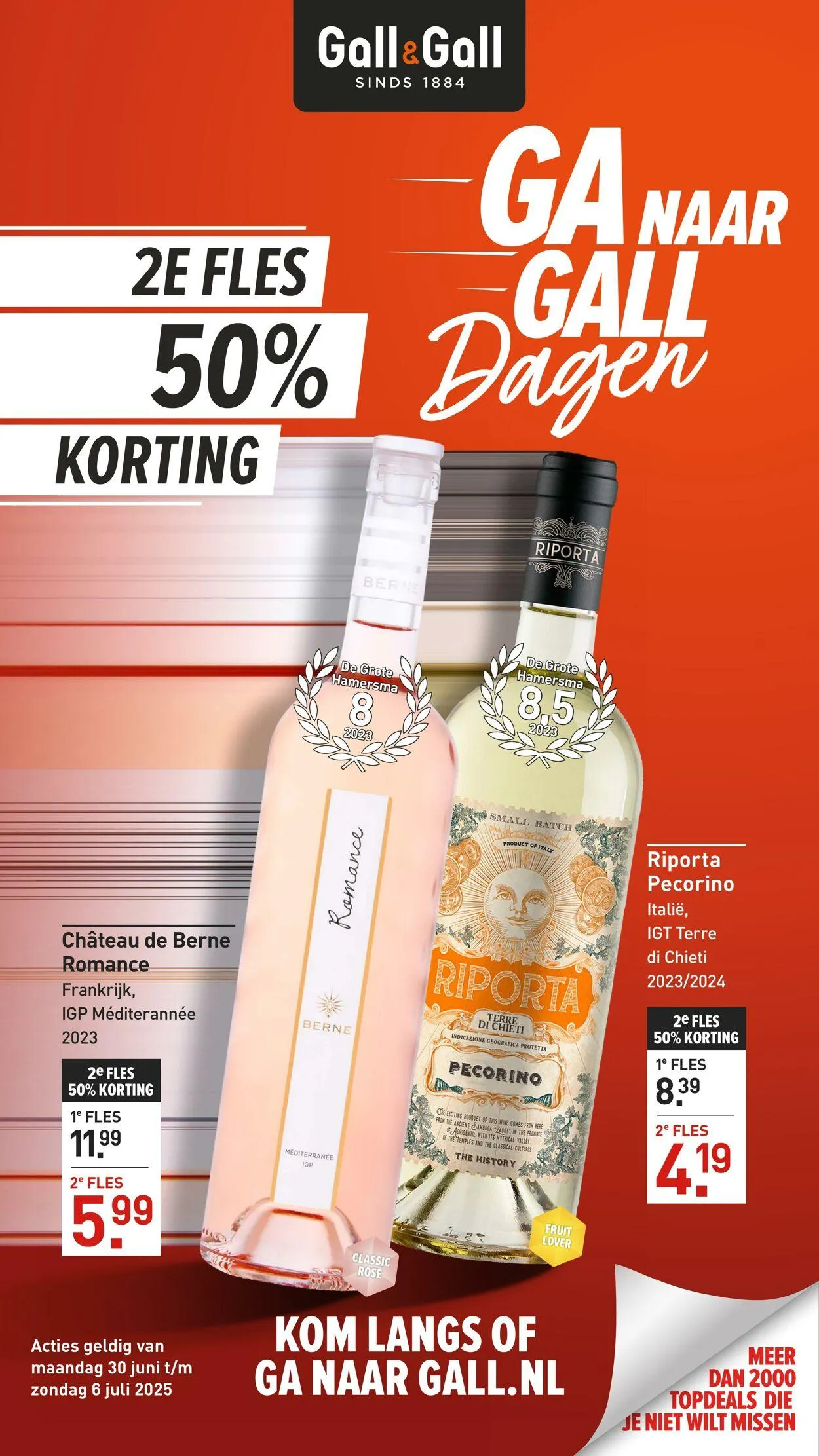 Gall & Gall Actuele folder van 30 juni tot 13 juli 2025 - Folder pagina 1