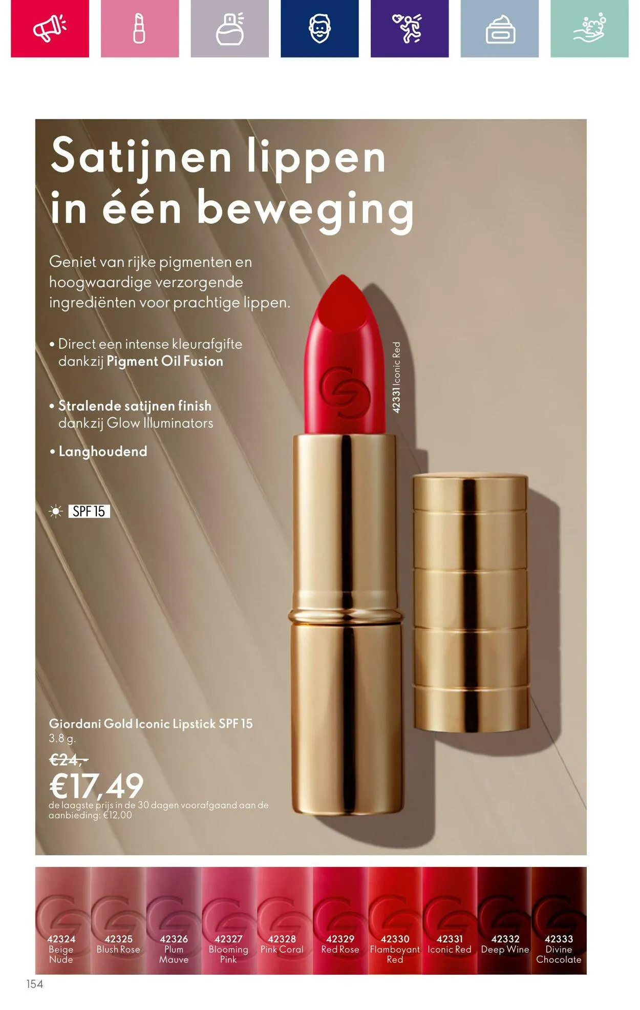 Oriflame Actuele folder van 29 november tot 19 december 2023 - Folder pagina 154