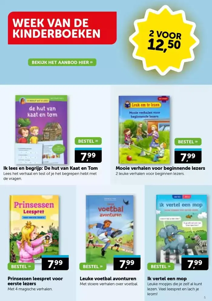 Folder Boekenvoordeel van 7 oktober tot 13 oktober 2024 - folder pagina 5
