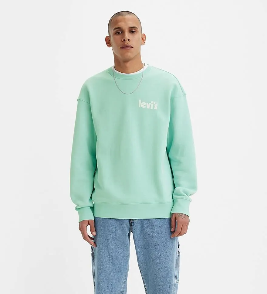 Relaxed Graphic Crewneck Sweatshirt