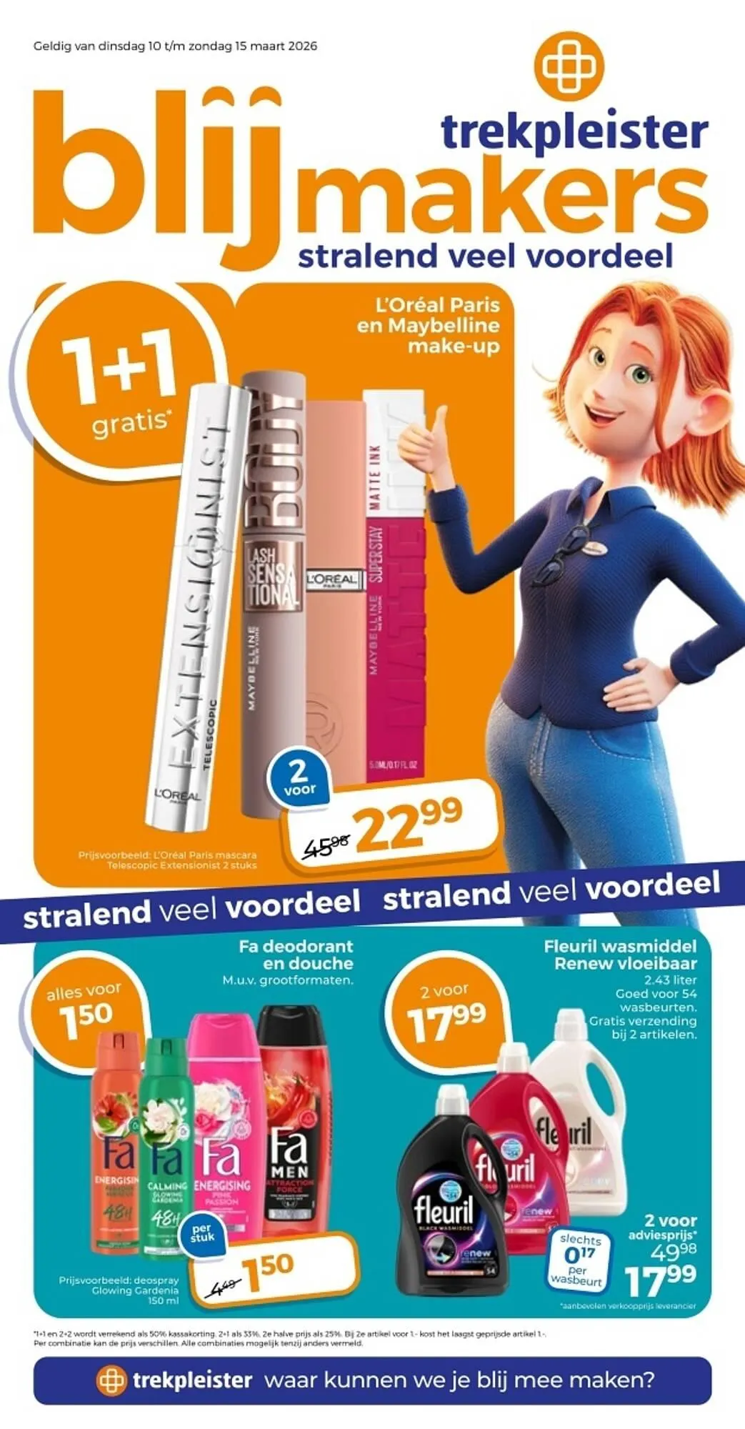 Trekpleister folder van 10 maart tot 15 maart 2026 - Folder pagina 1