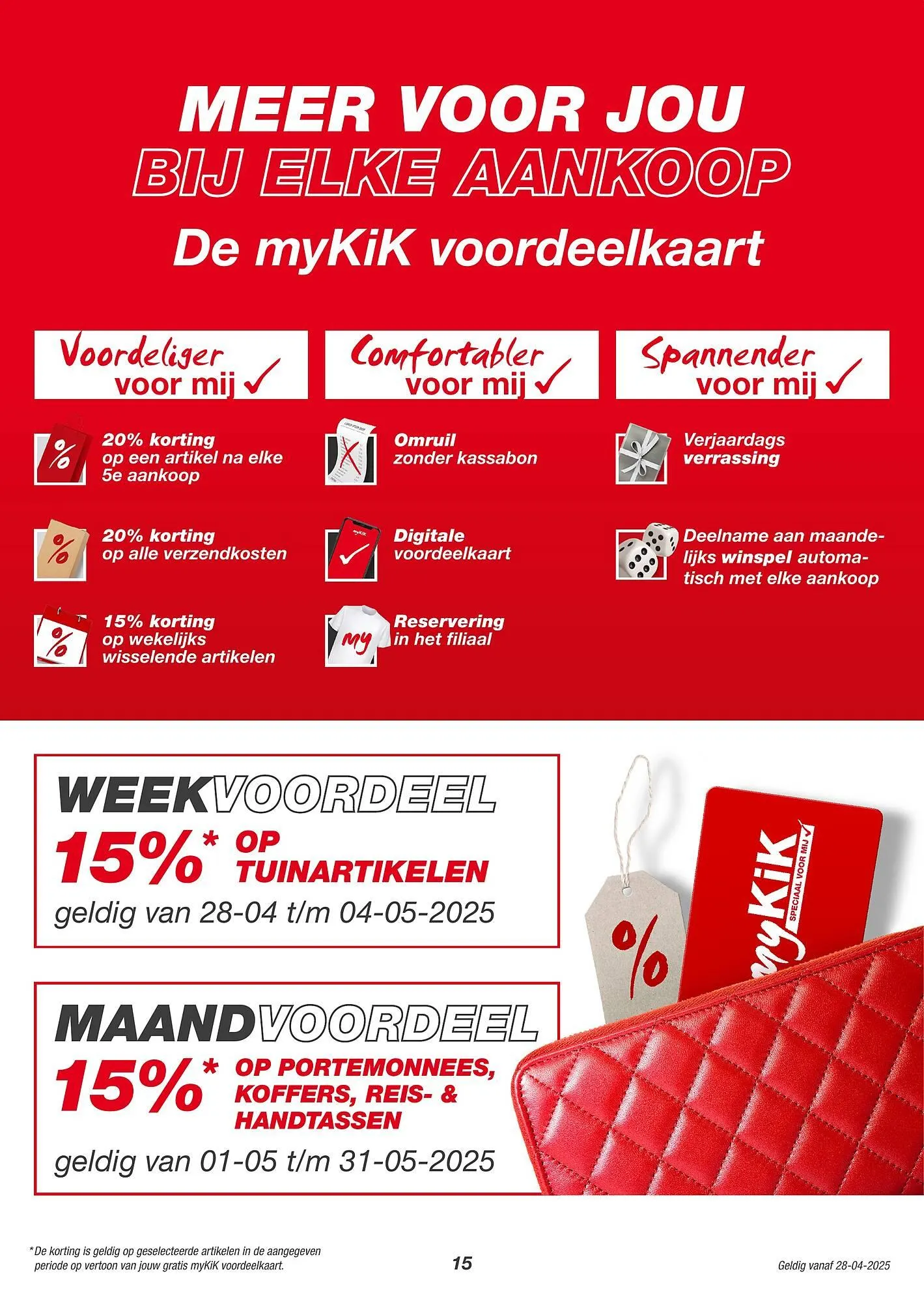 Kik folder van 28 april tot 27 mei 2025 - Folder pagina 15