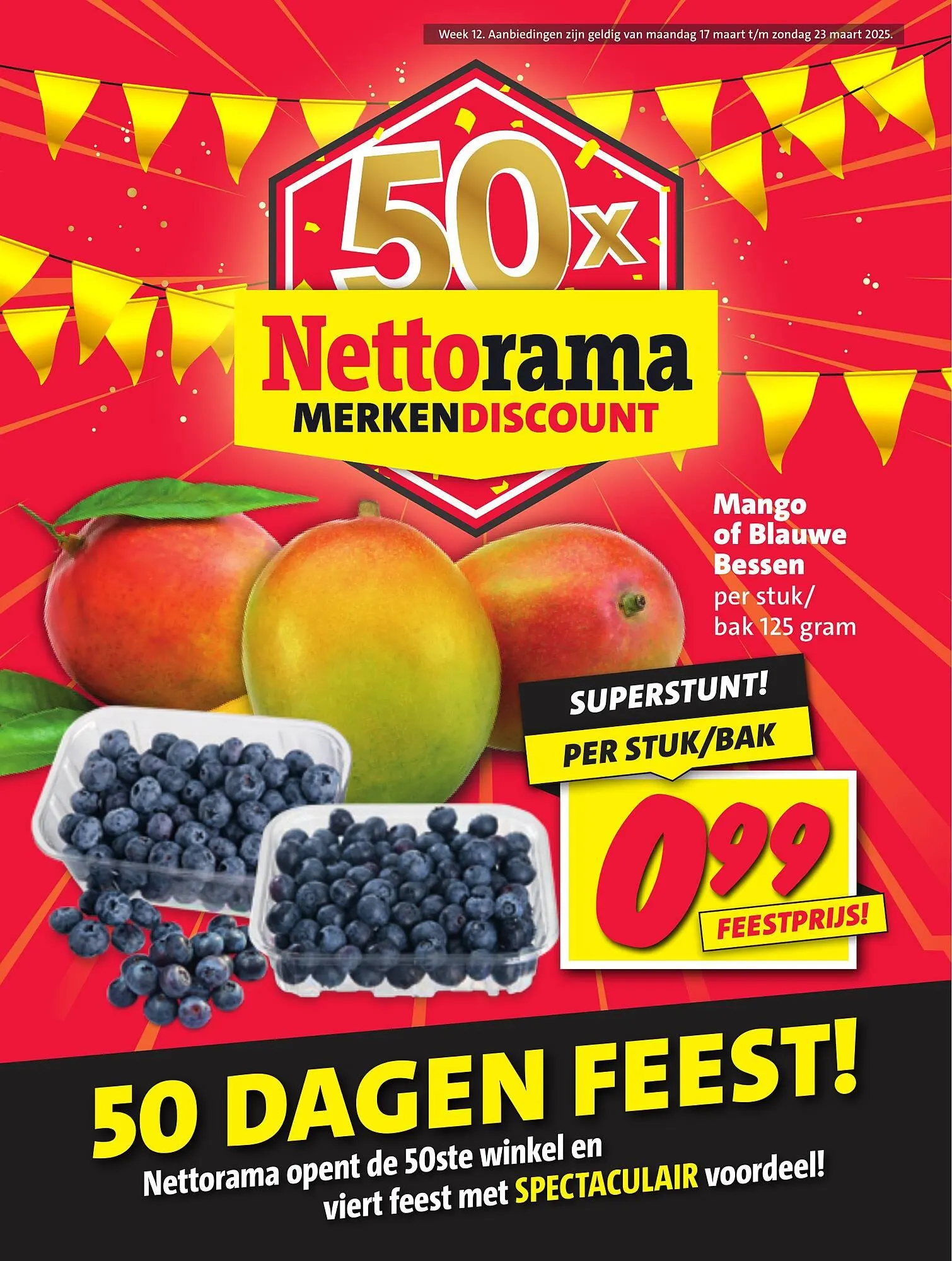 Nettorama folder van 17 maart tot 23 maart 2025 - Folder pagina 1