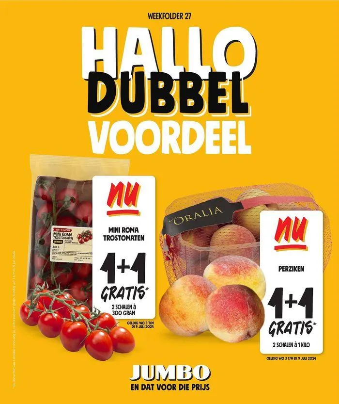 Jumbo folder van 4 juli tot 18 juli 2024 - Folder pagina 1