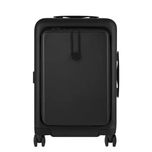 Handbagage koffer / trolley / reiskoffer 55x35x25 Traveler Zwart