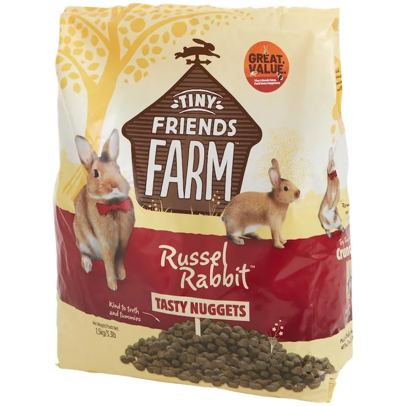 Tiny Friends Farm konijnenvoer Russel Rabbit