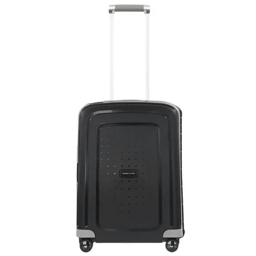 Harde Handbagage Koffer / Trolley / Reiskoffer 55x40x20 cm S"Cure Zwart