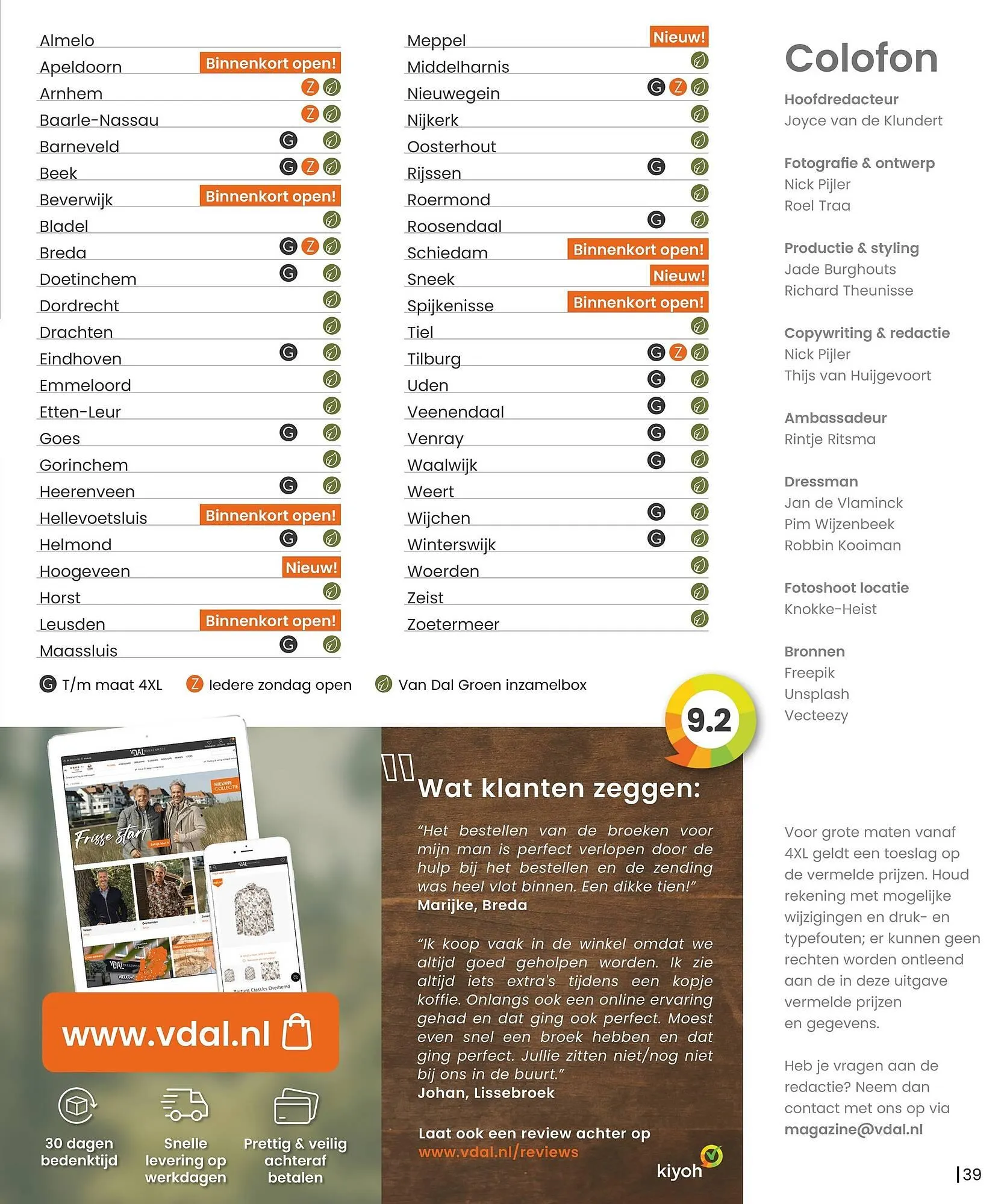 Van Dal Mannenmode folder van 3 maart tot 16 maart 2025 - Folder pagina 39