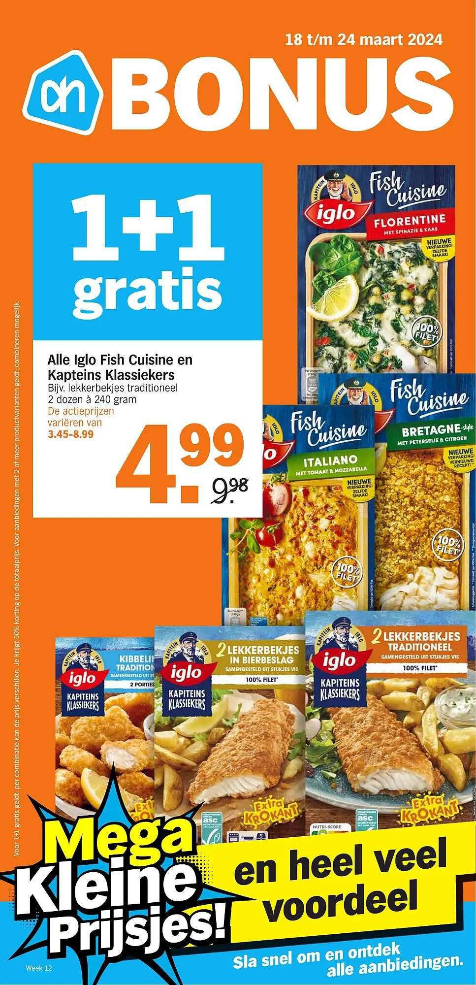 Albert Heijn folder week 12 van 18 maart tot 24 maart 2024 - Folder pagina 1