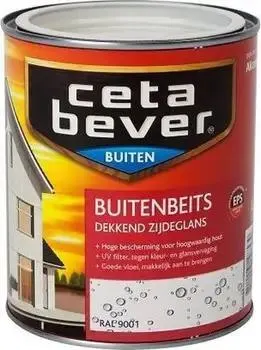 CetaBever Buitenbeits Dekkend Ral 9001