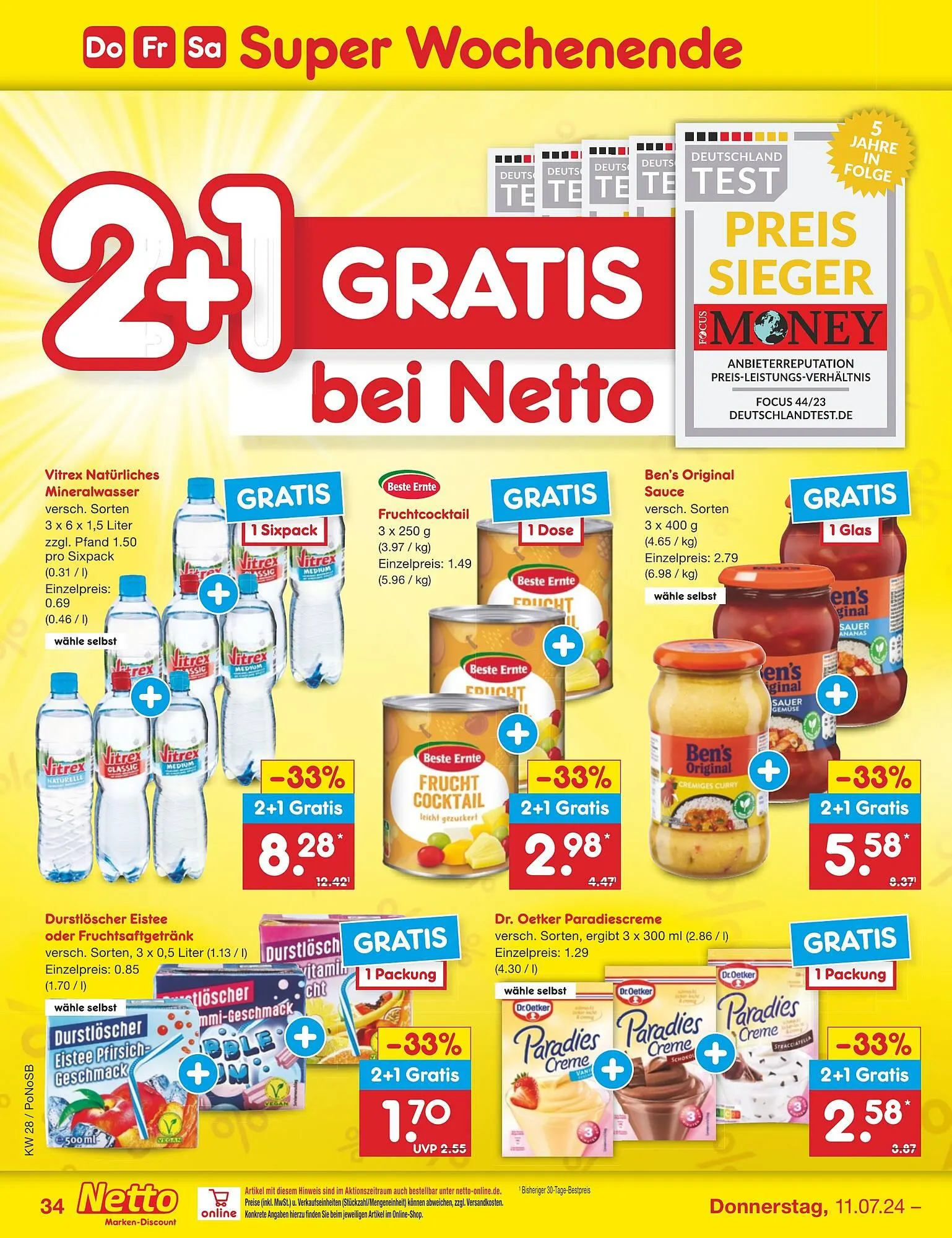 Netto Marken-Discount DE folder van 8 juli tot 13 juli 2024 - Folder pagina 44