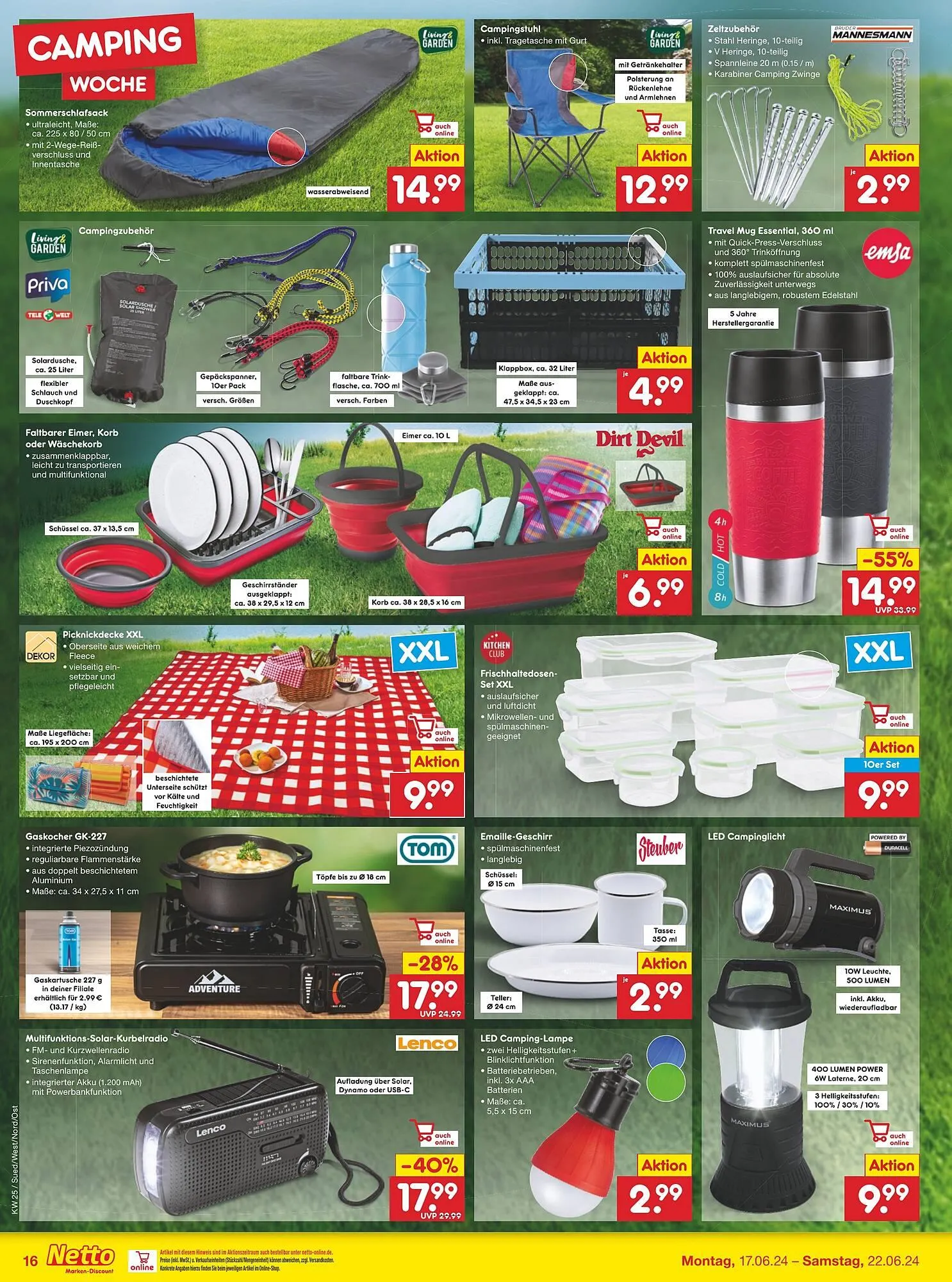 Netto Marken-Discount DE folder van 17 juni tot 22 juni 2024 - Folder pagina 22