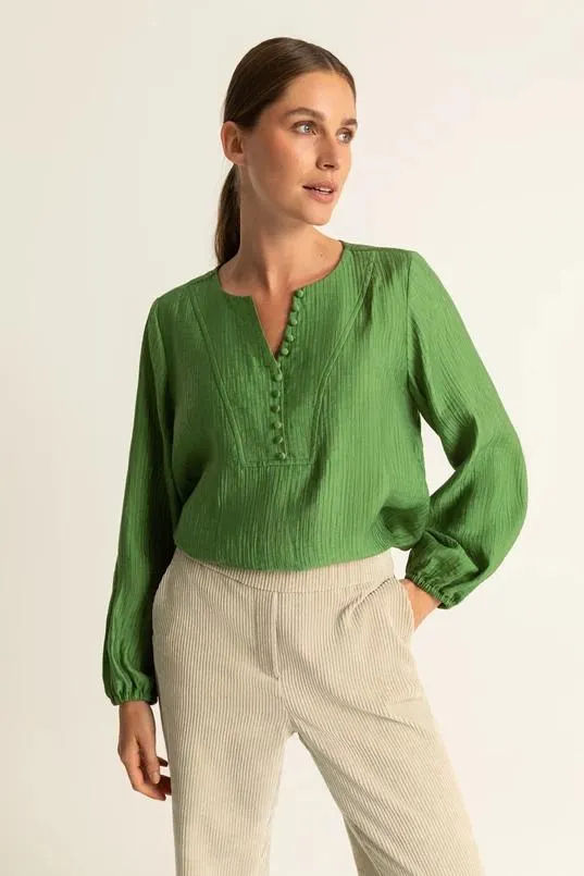 Bloestop met stofknopen