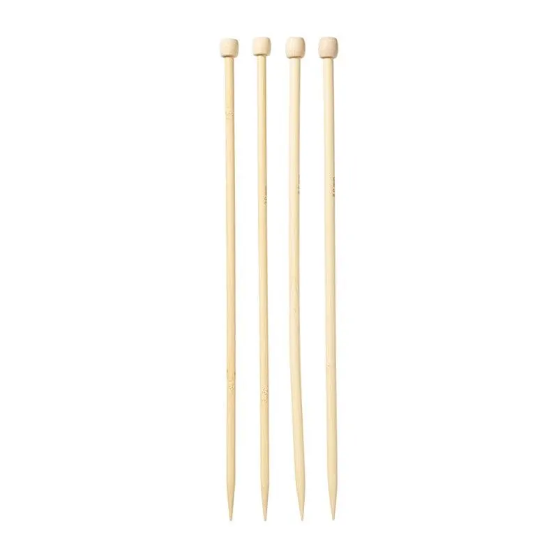 Breinaalden 7 & 8 mm - bruin - set van 2