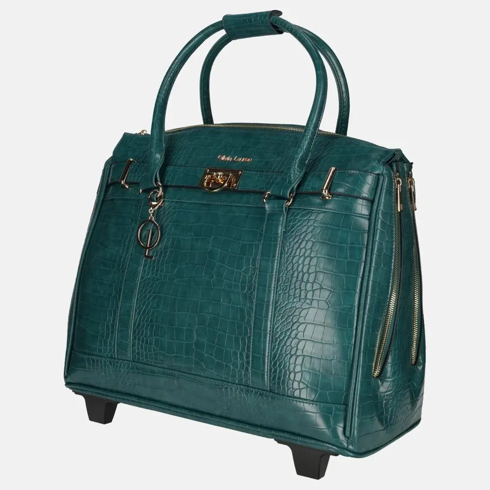 Olivia Lauren business trolley blauw