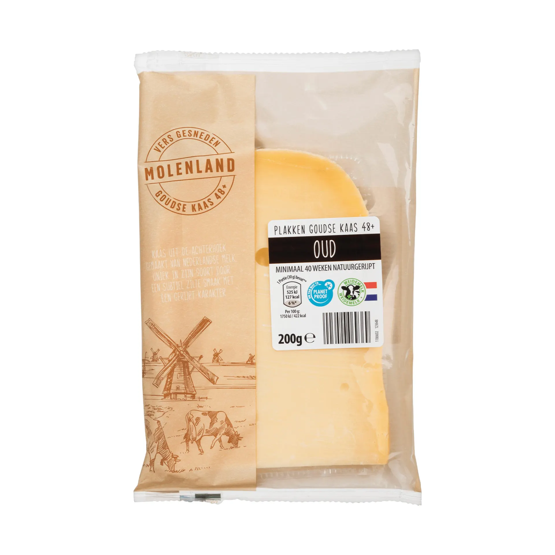 Goudse kaas plakken 48+