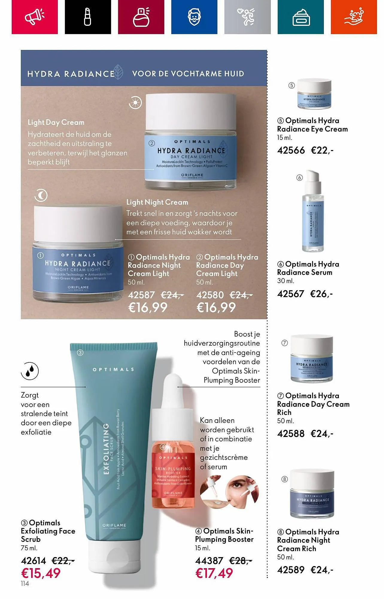 Oriflame folder van 18 juli tot 1 augustus 2023 - Folder pagina 114