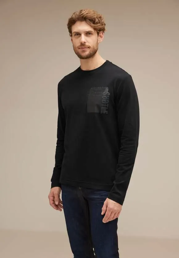 Shirt met lange mouwen en print