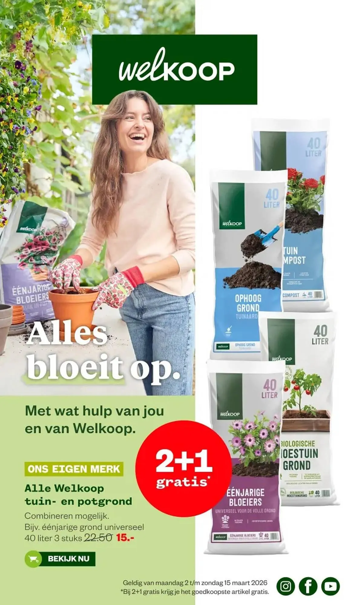 Welkoop folder van 2 maart tot 15 maart 2026 - Folder pagina 1