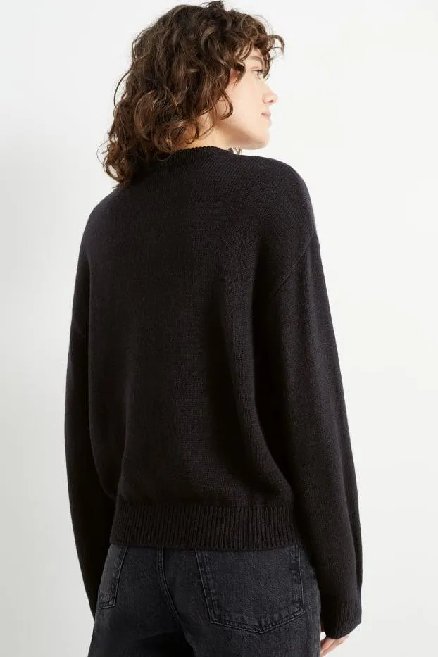 Christmas jumper - candy cane - shiny